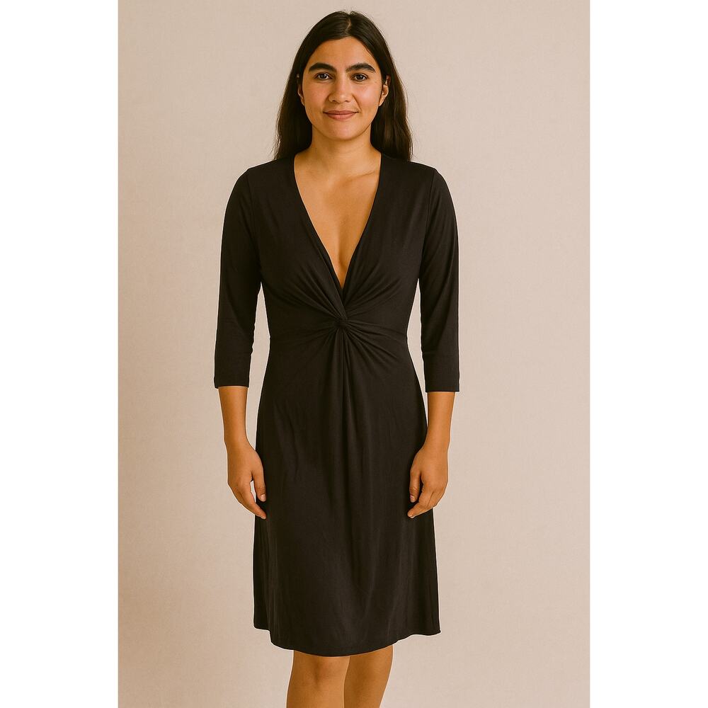 Free People Black Midi Dress